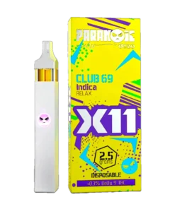2.5g Dozo X11 Disposable | Club 69 (Indica)