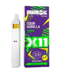 2.5g Dozo X11 Disposable | Sour Gorilla (Sativa)