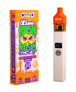 3.5g Dozo Live Hash Rosin THC-A Vape - Motor Breath (Sativa)