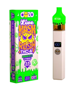 3.5g Dozo Live Hash Rosin THC-A Vape - Rainbow Belts (Hybrid)