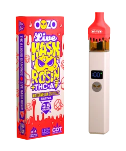 3.5g Dozo Live Hash Rosin THC-A Vape - Watermelon Zkittlez (Sativa)
